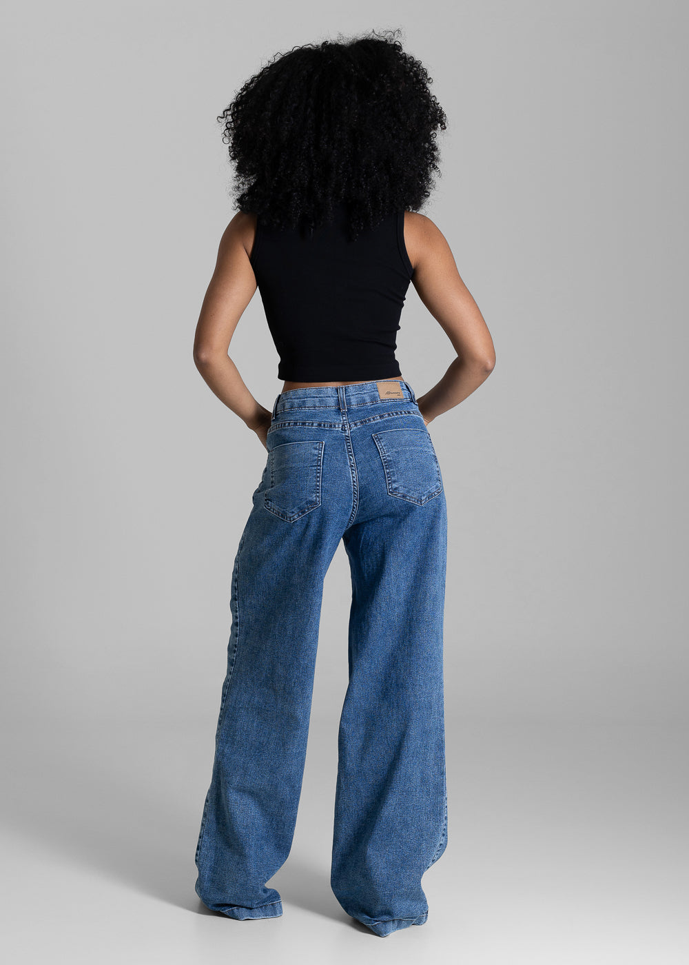 Calça Jeans Sawary Wide Leg - 283942 AZUL