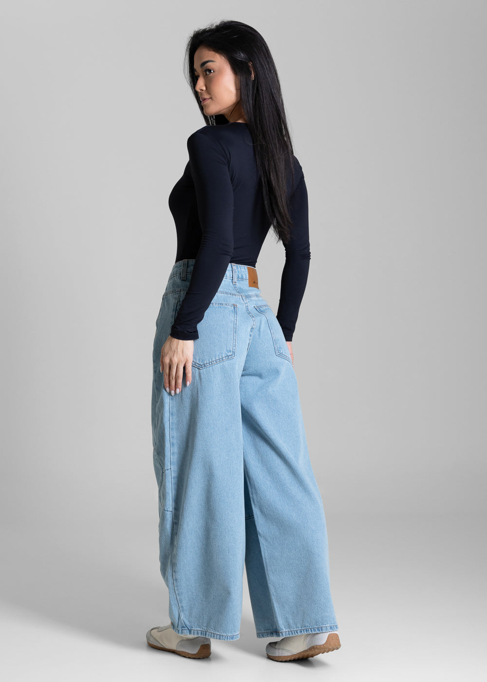 Calça Jeans Sawary Balloon Petit - 283945 AZUL