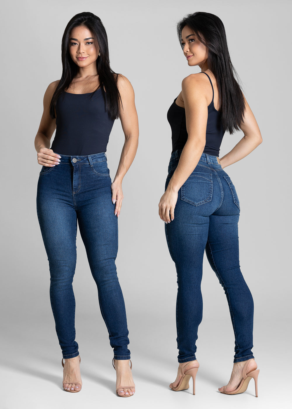 Calça Jeans Sawary Heart - 283956 AZUL