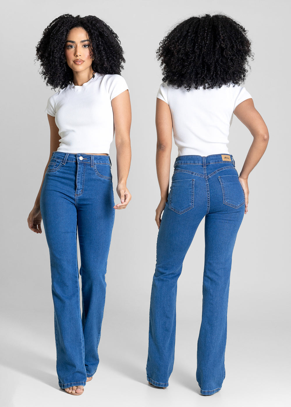 Calça jeans Sawary Boot Cut - 283959 AZUL