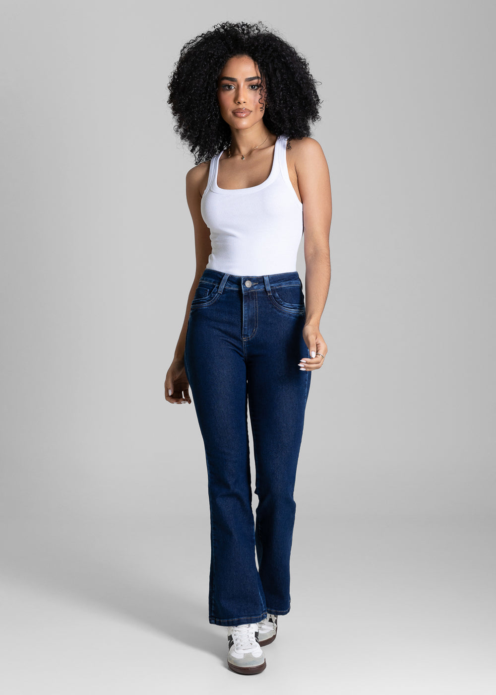 Calça Jeans Sawary Boot Cut Petit - 283961 AZUL