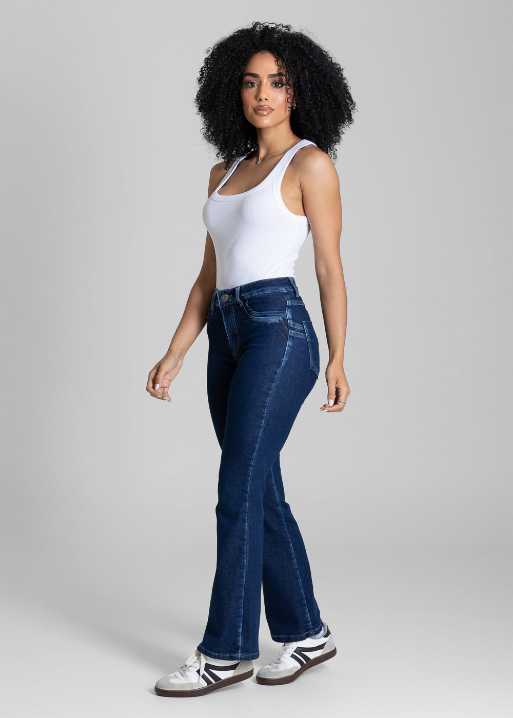 Calça Jeans Sawary Boot Cut Petit - 283961 AZUL