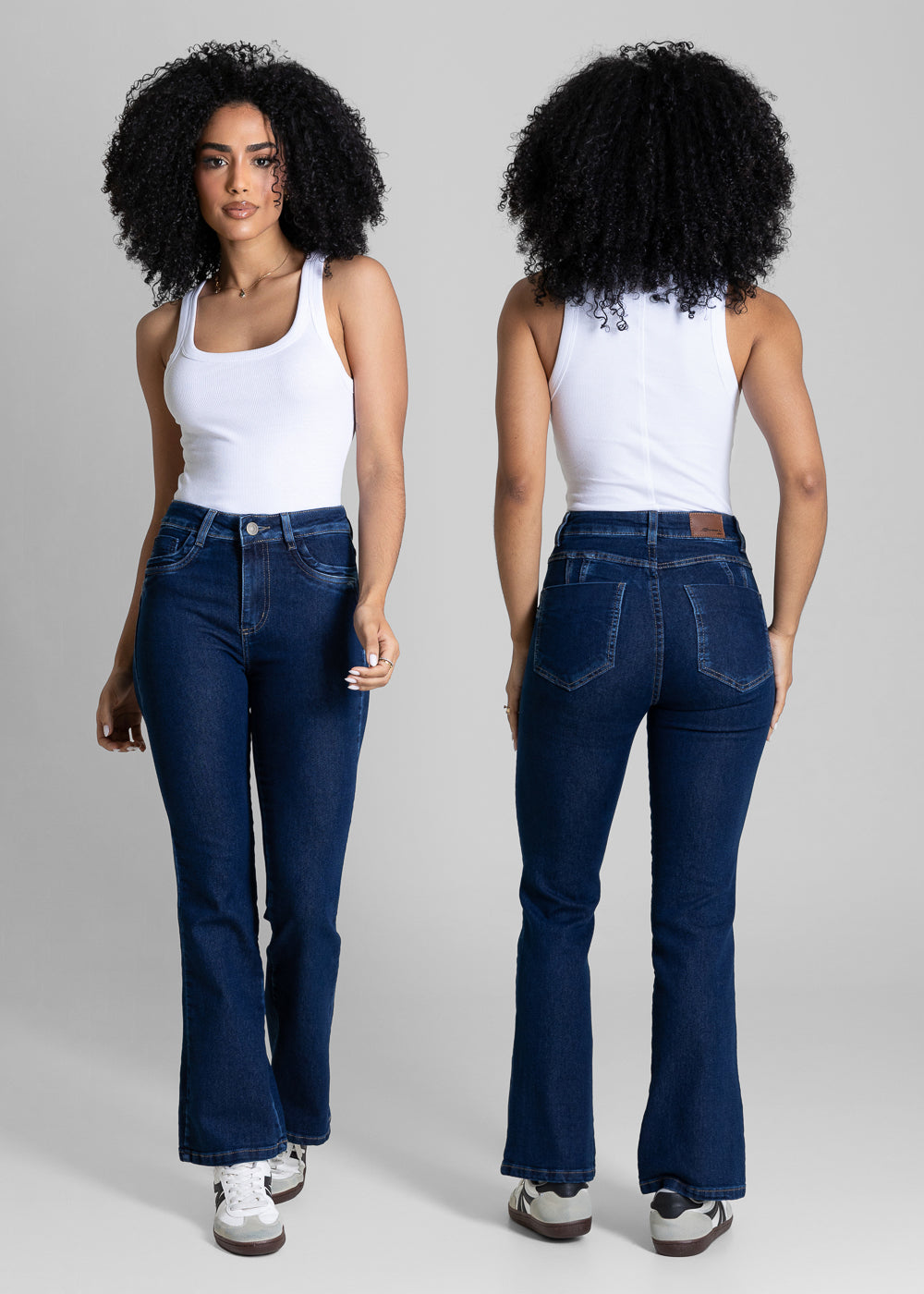 Calça Jeans Sawary Boot Cut Petit - 283961 AZUL