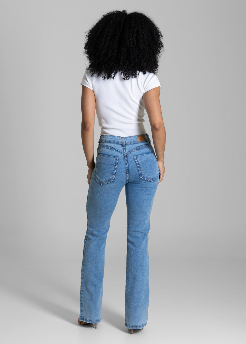 Calça Jeans Sawary Push Up Boot Cut - 283963 AZUL