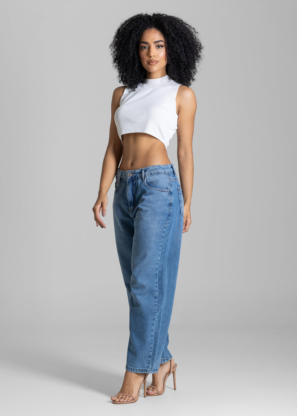 Calça Jeans Sawary Barrel - 283967 AZUL