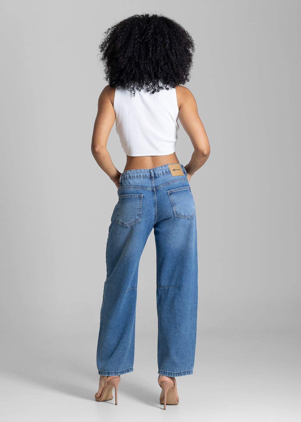 Calça Jeans Sawary Barrel - 283967 AZUL