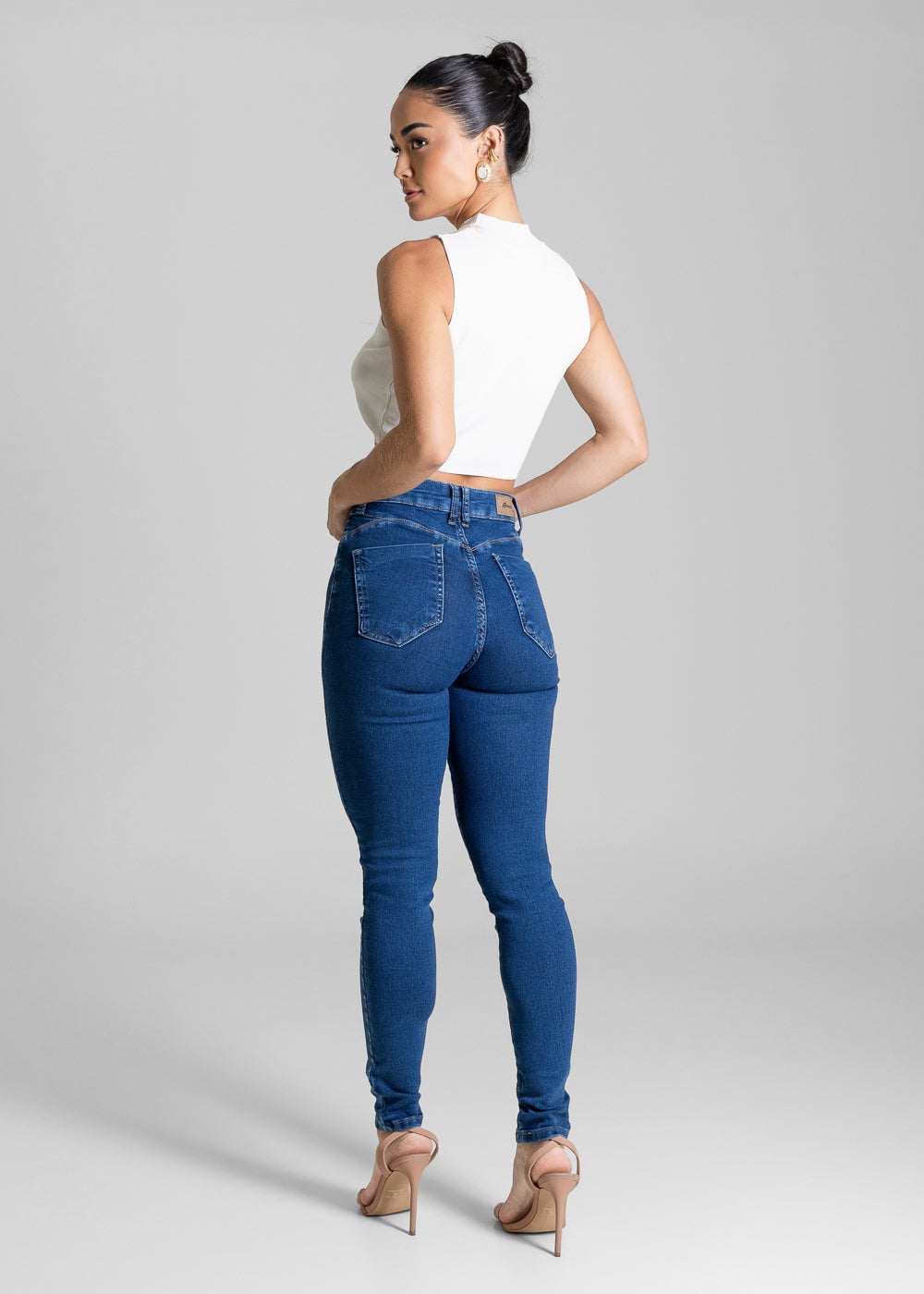 Calça Jeans Sawary Push Up - 283984 AZUL