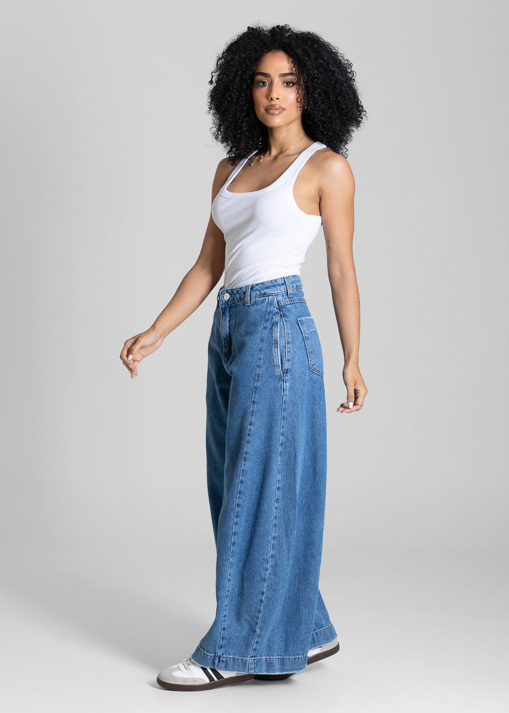 Calça Jeans Sawary Balloon Petit - 283993 AZUL
