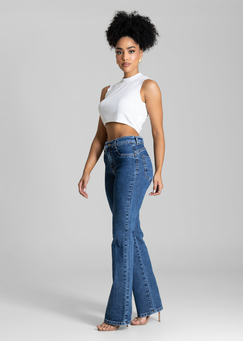 Calça Jeans Sawary Heart - 283995 AZUL