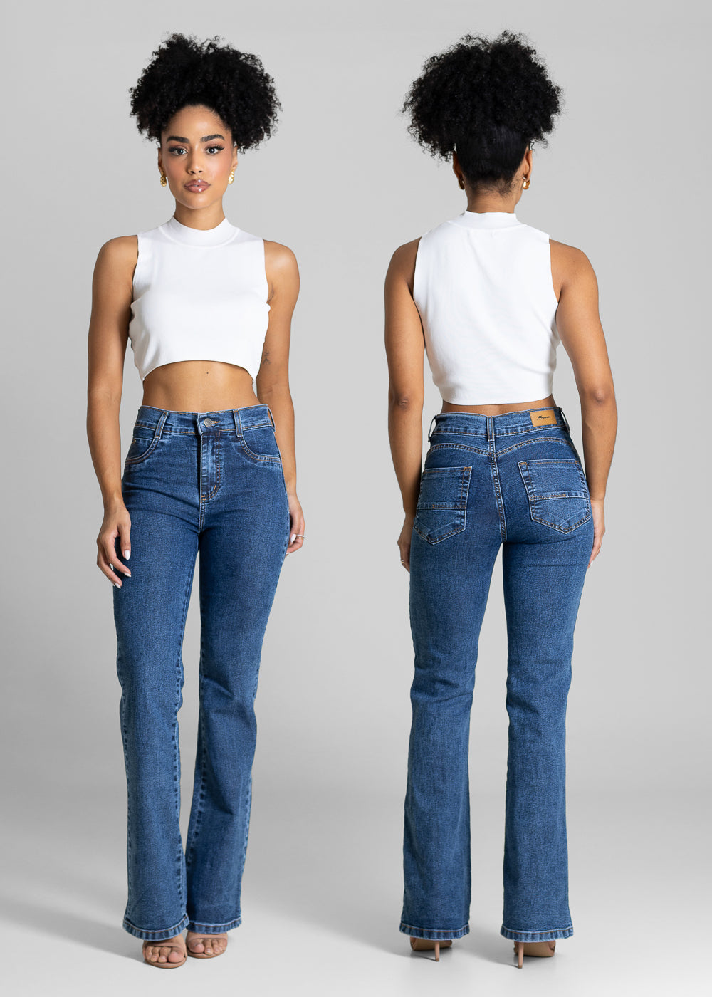 Calça Jeans Sawary Heart - 283995 AZUL