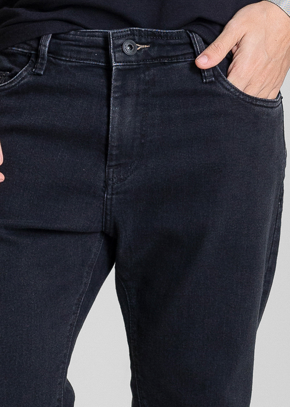 Calça Jeans Sawary Slim - 284005 PRETO