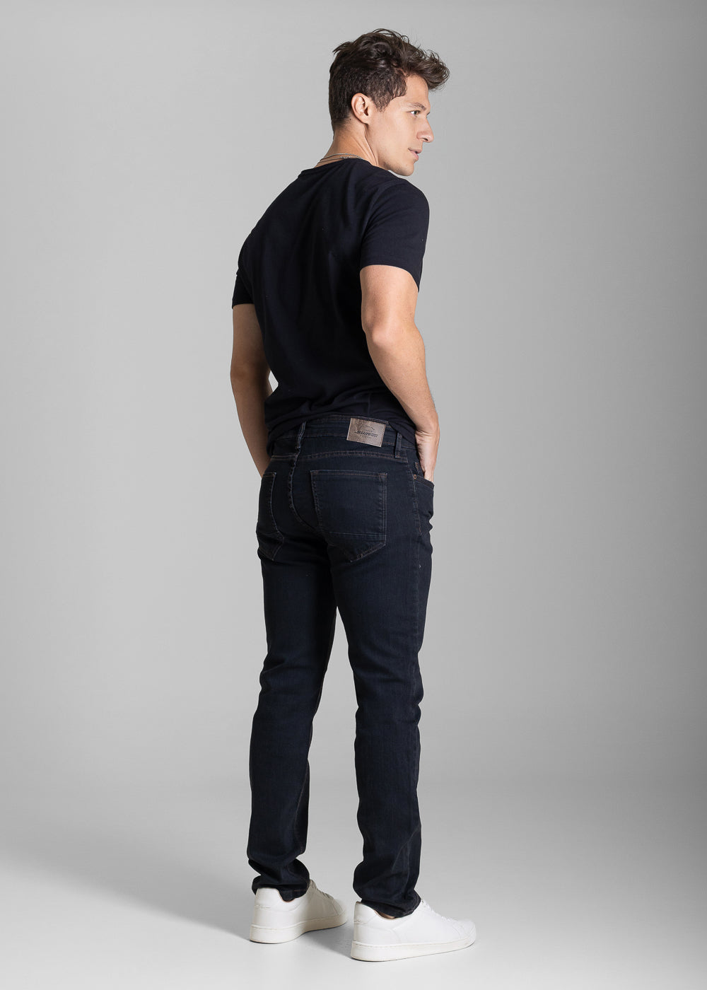 Calça Jeans Sawary Slim - 284013 PRETO