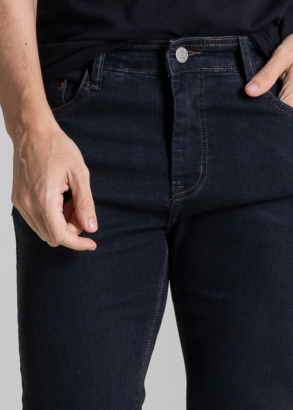 Calça Jeans Sawary Slim - 284013 PRETO