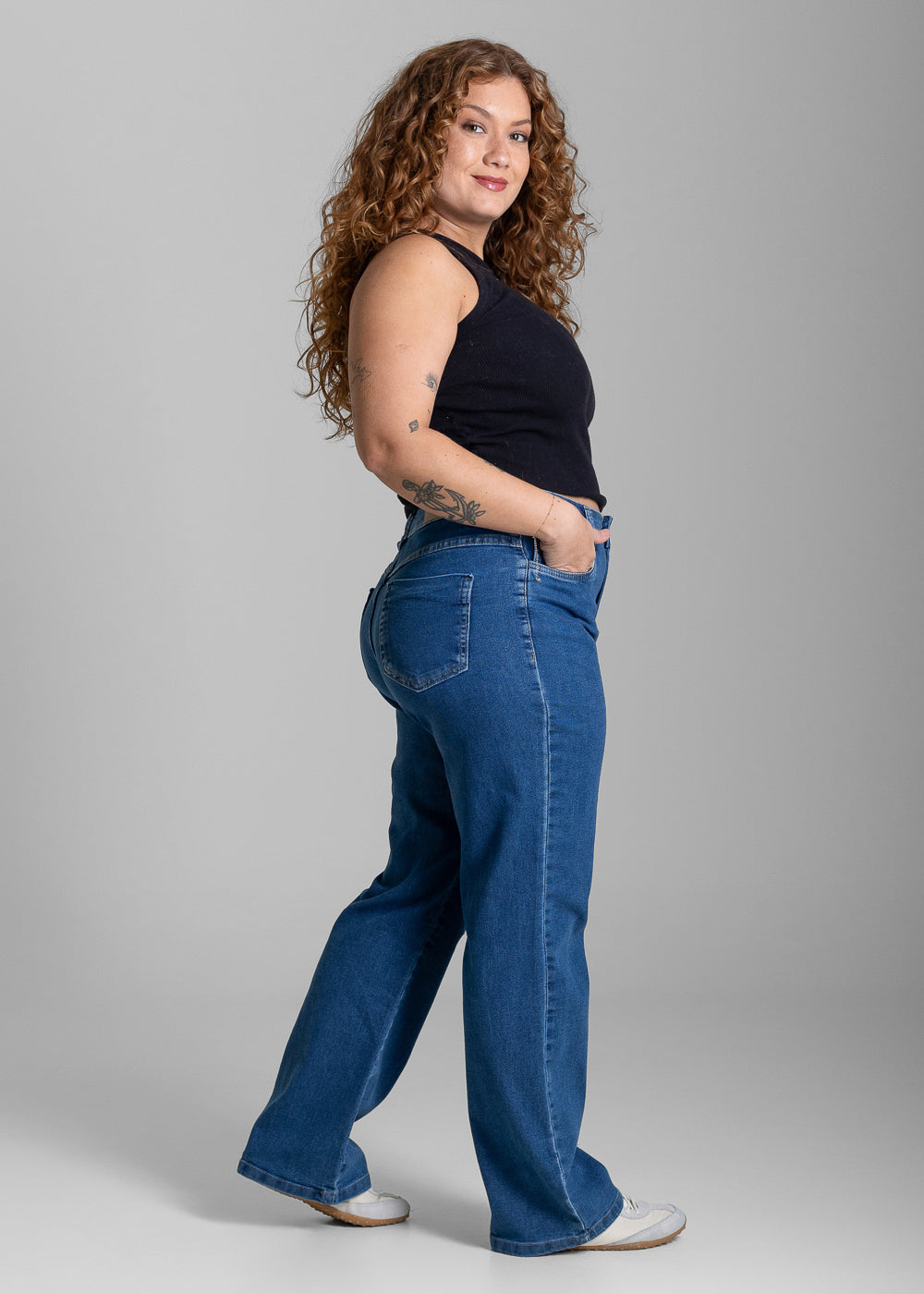 Calça Jeans Sawary Plus Size Petit - 284015 AZUL