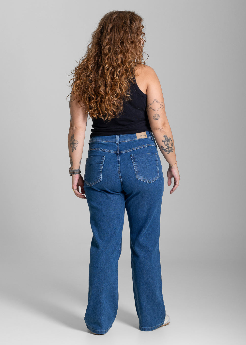 Calça Jeans Sawary Plus Size Petit - 284015 AZUL