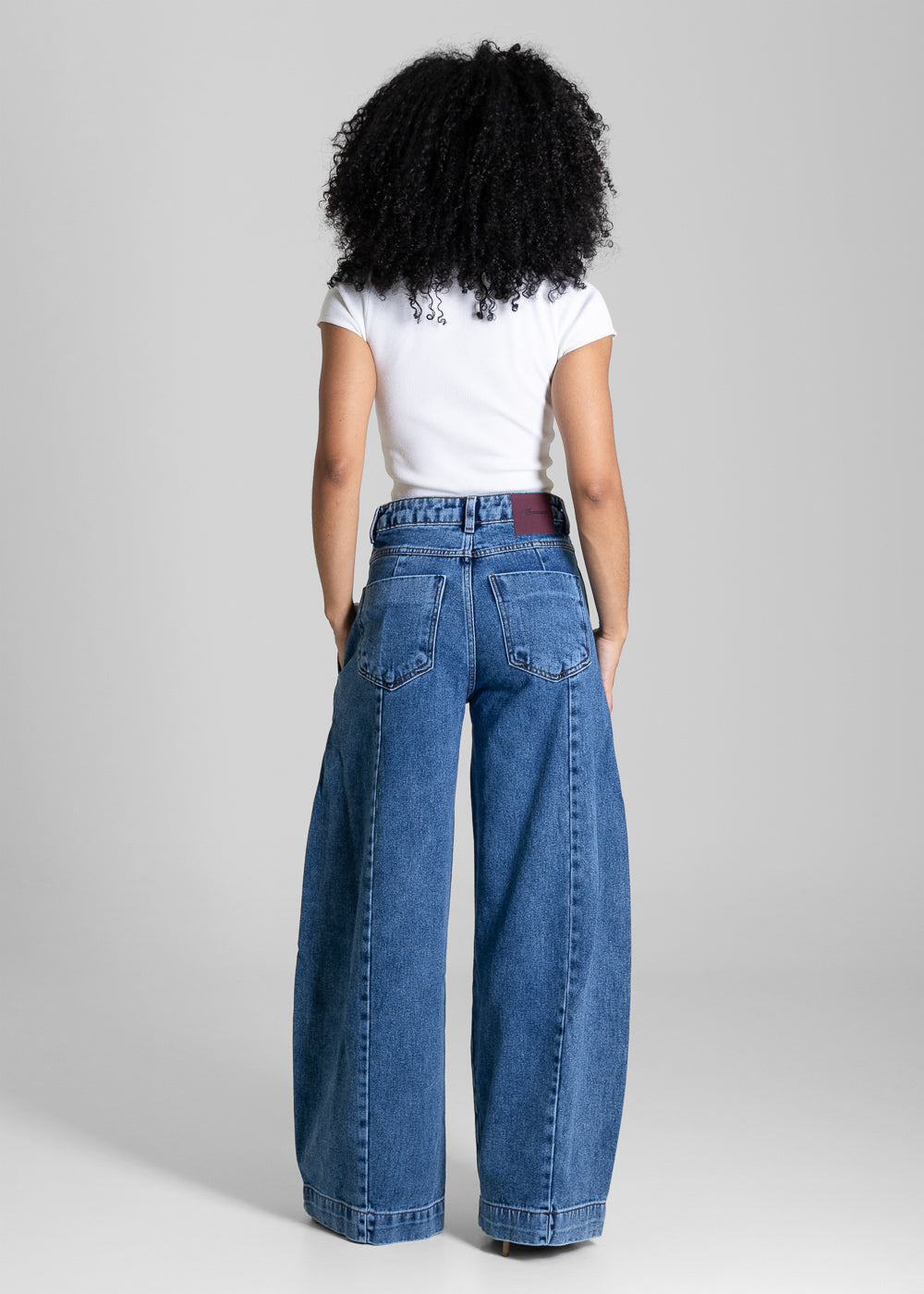 Calça Jeans Sawary Balloon - 284030 AZUL