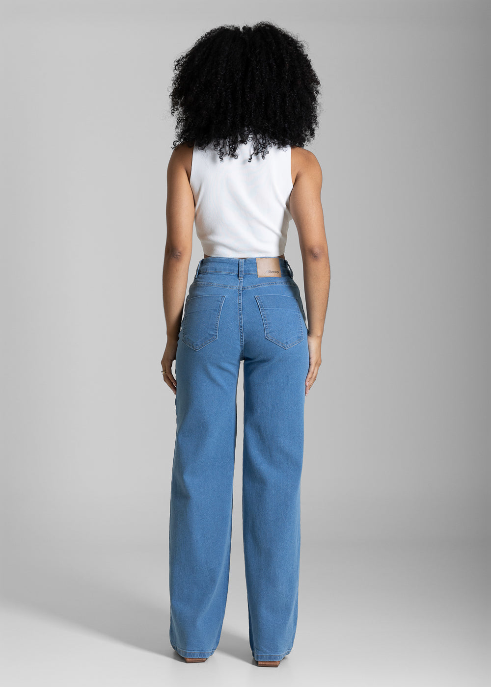 Calça Jeans Sawary Wide Leg - 284032 AZUL