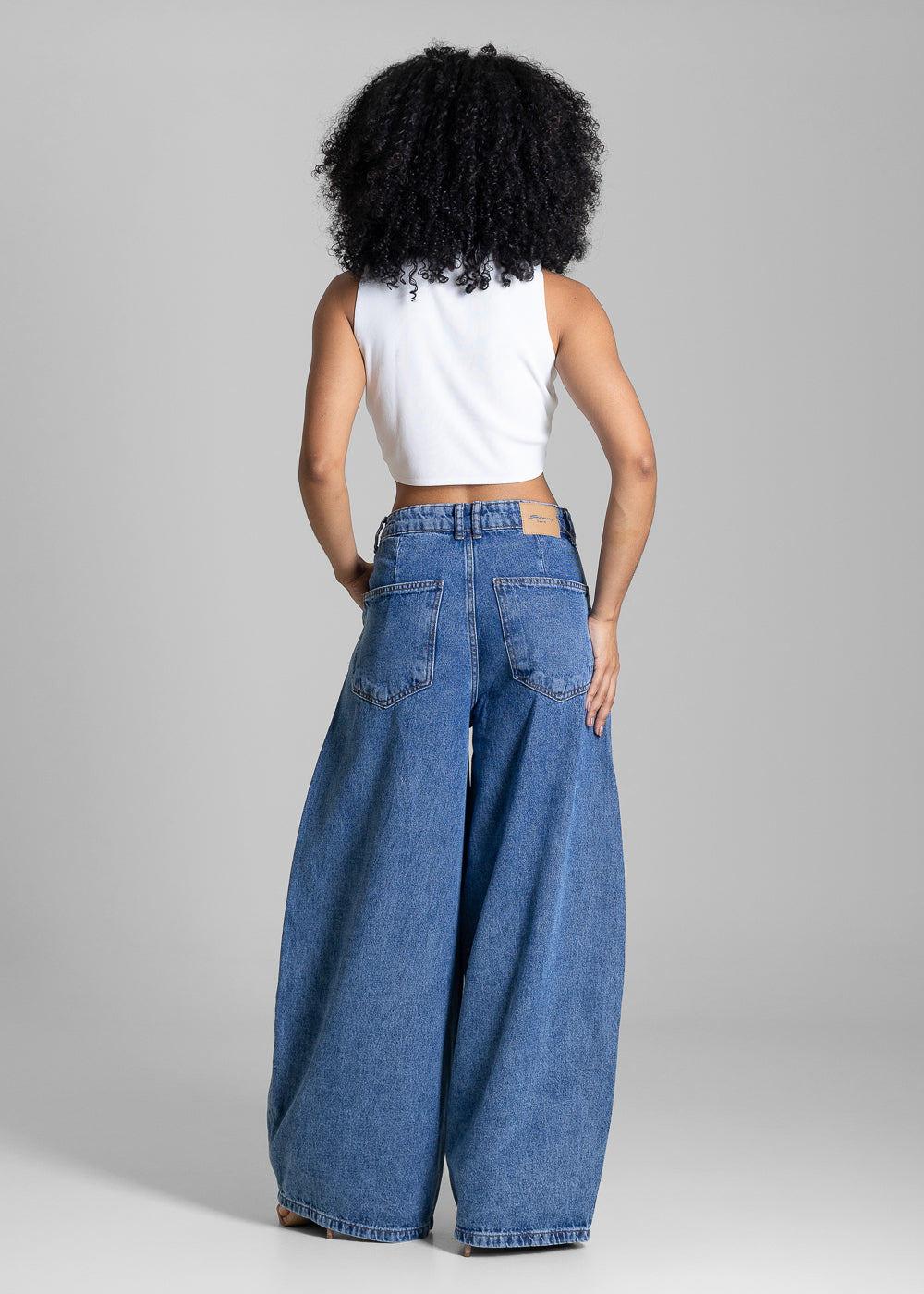 Calça Jeans Sawary Balloon - 284033 AZUL