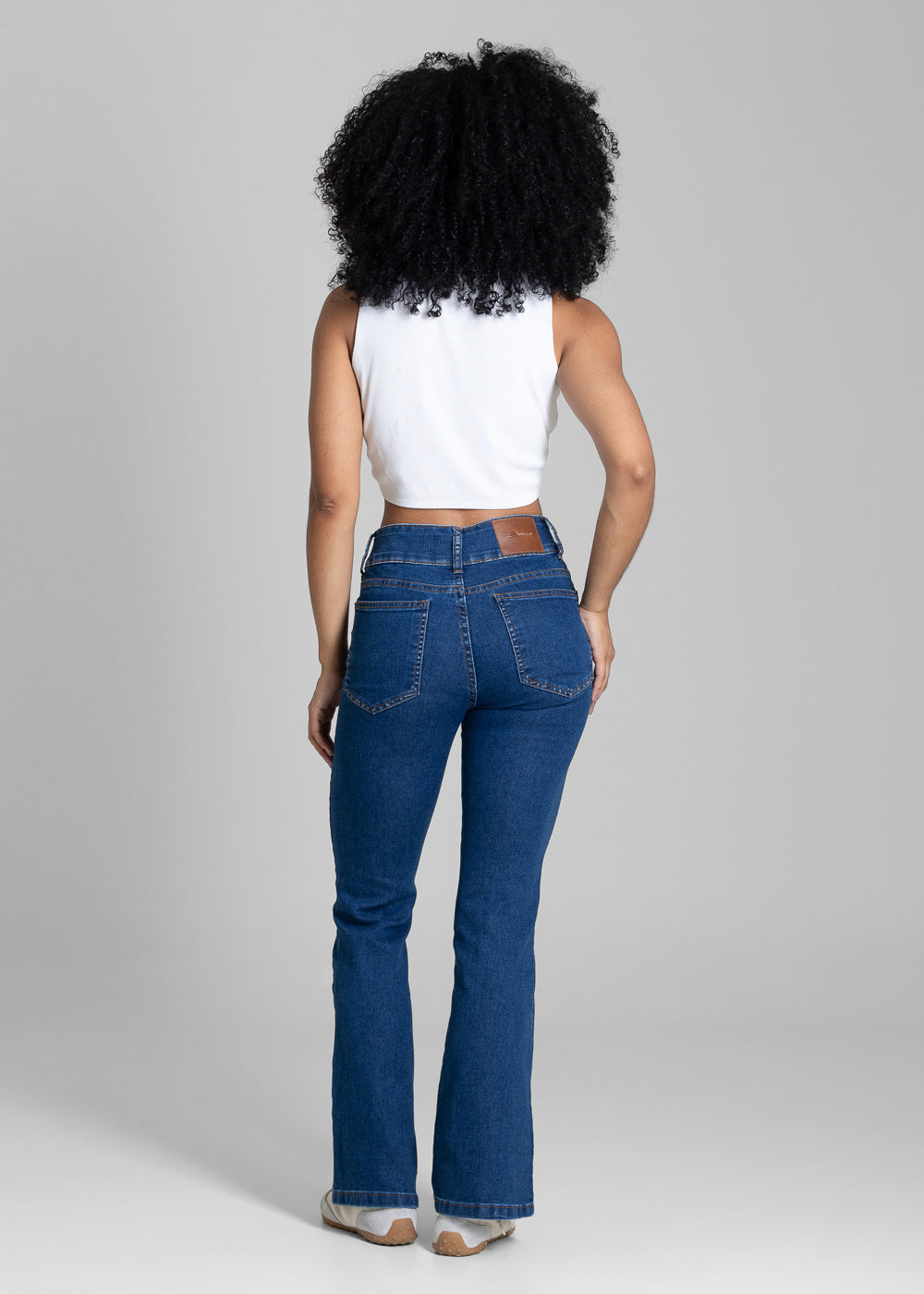 Calça Jeans Sawary Boot Cut Petit - 284045 AZUL