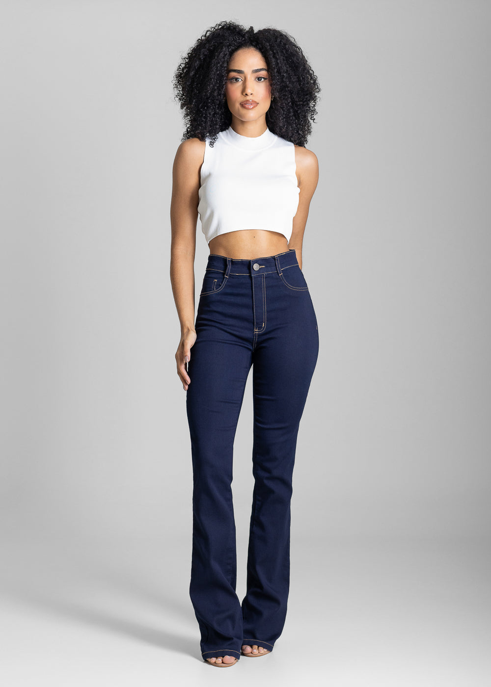 Calça Jeans Sawary Boot Cut - 284046 AZUL