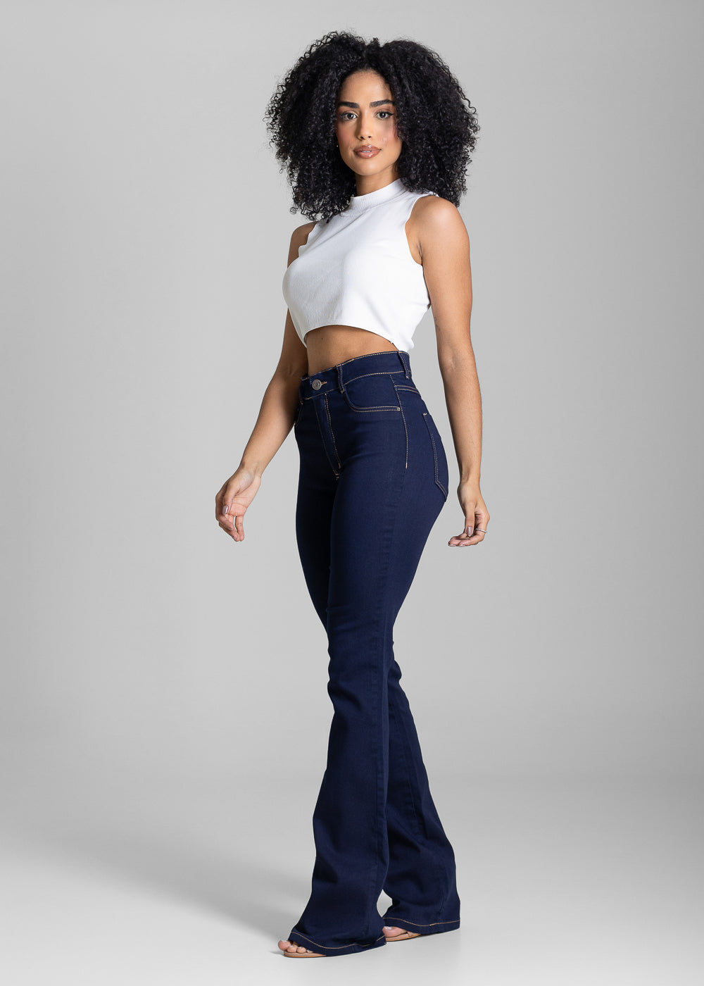 Calça Jeans Sawary Boot Cut - 284046 AZUL