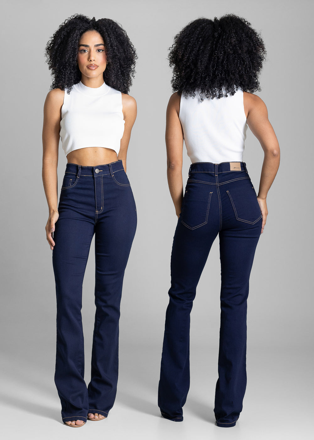 Calça Jeans Sawary Boot Cut - 284046 AZUL