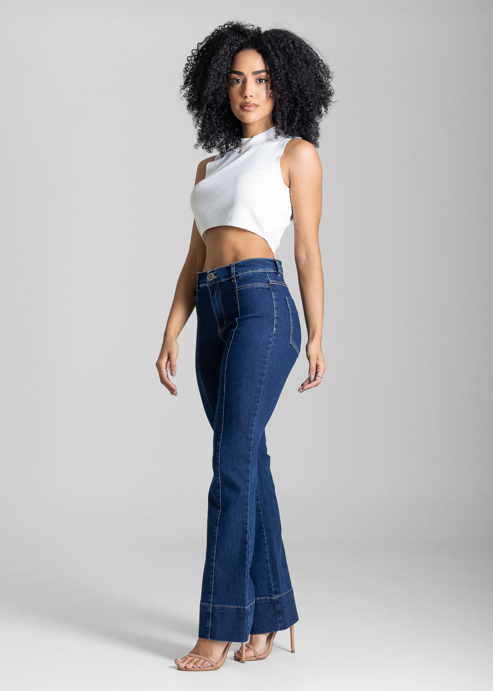 Calça Jeans Sawary Boot Cut - 284048 AZUL
