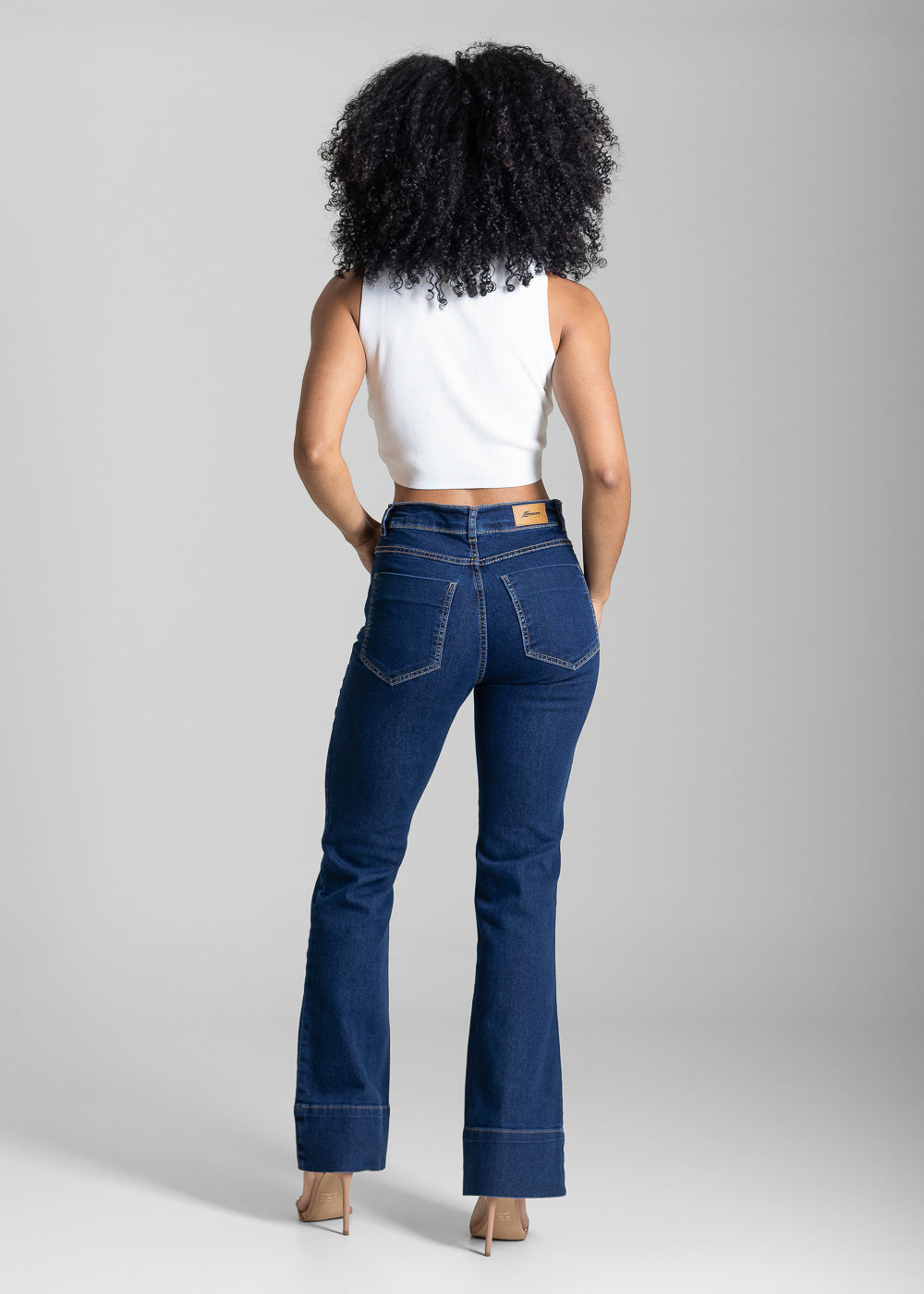 Calça Jeans Sawary Boot Cut - 284048 AZUL