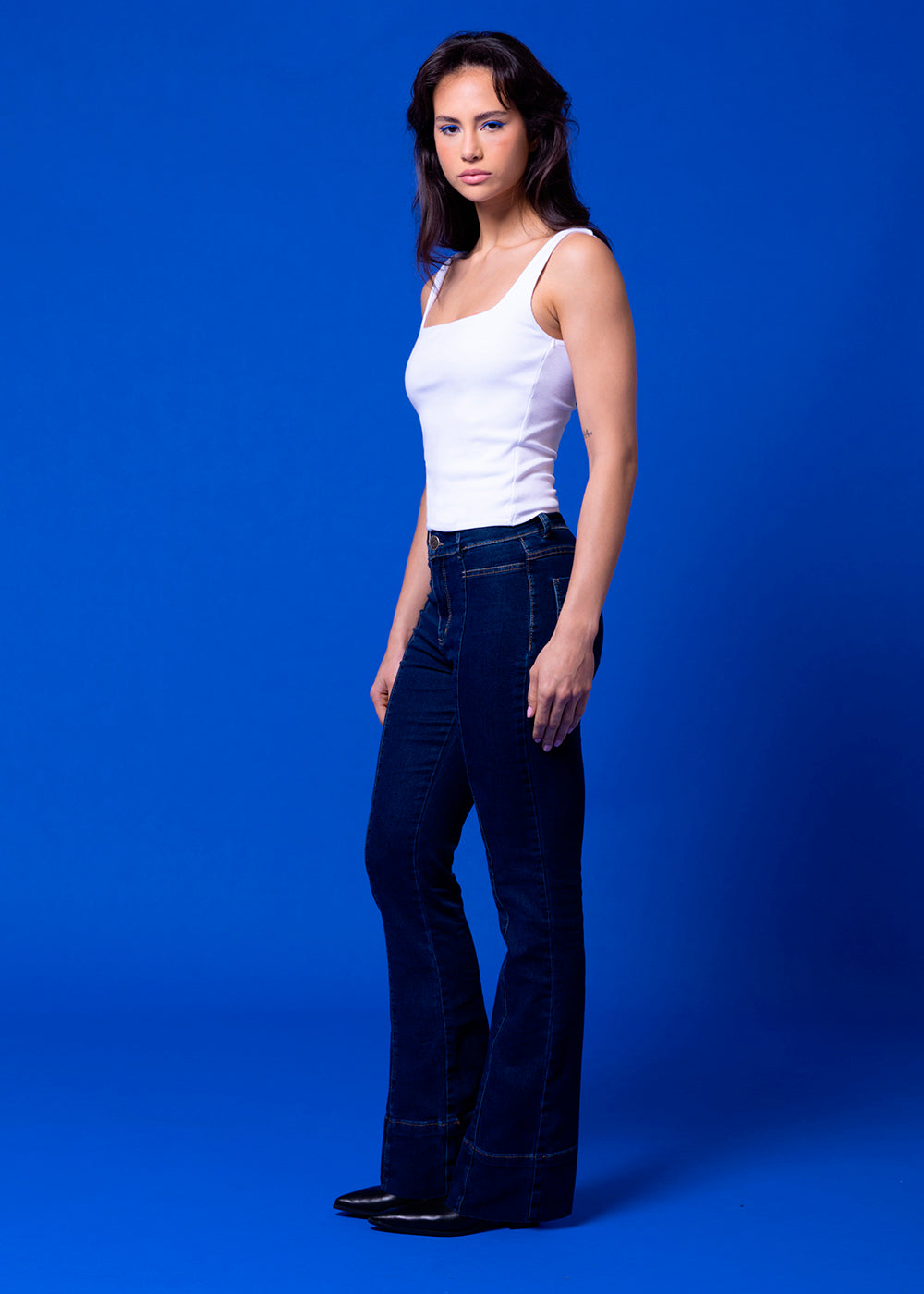 Calça Jeans Sawary Boot Cut - 284048 AZUL