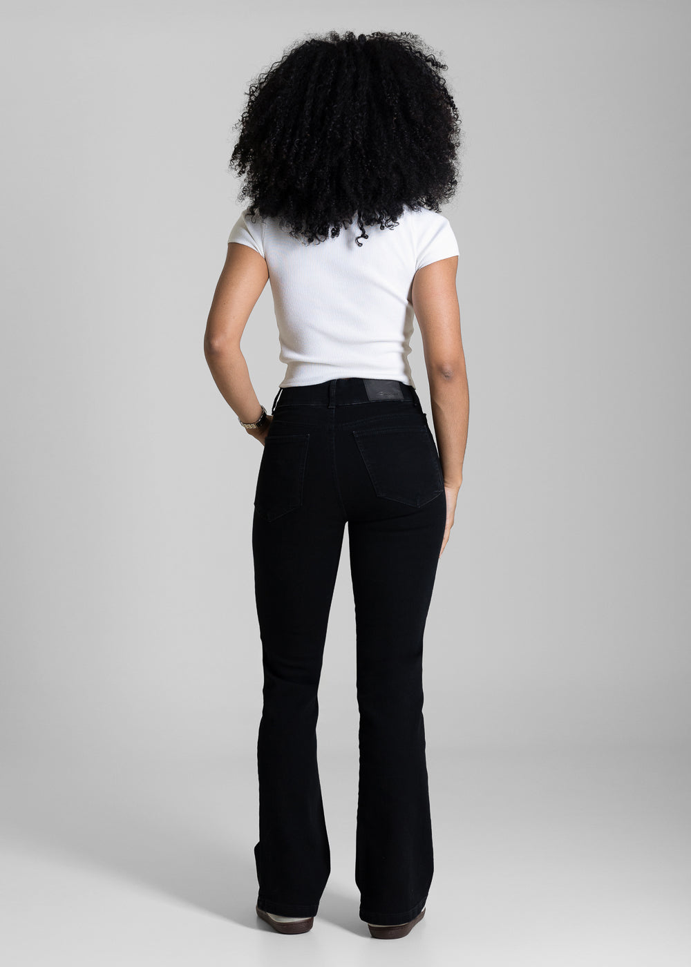 Calça Jeans Sawary Boot Cut Petit - 284050 PRETO