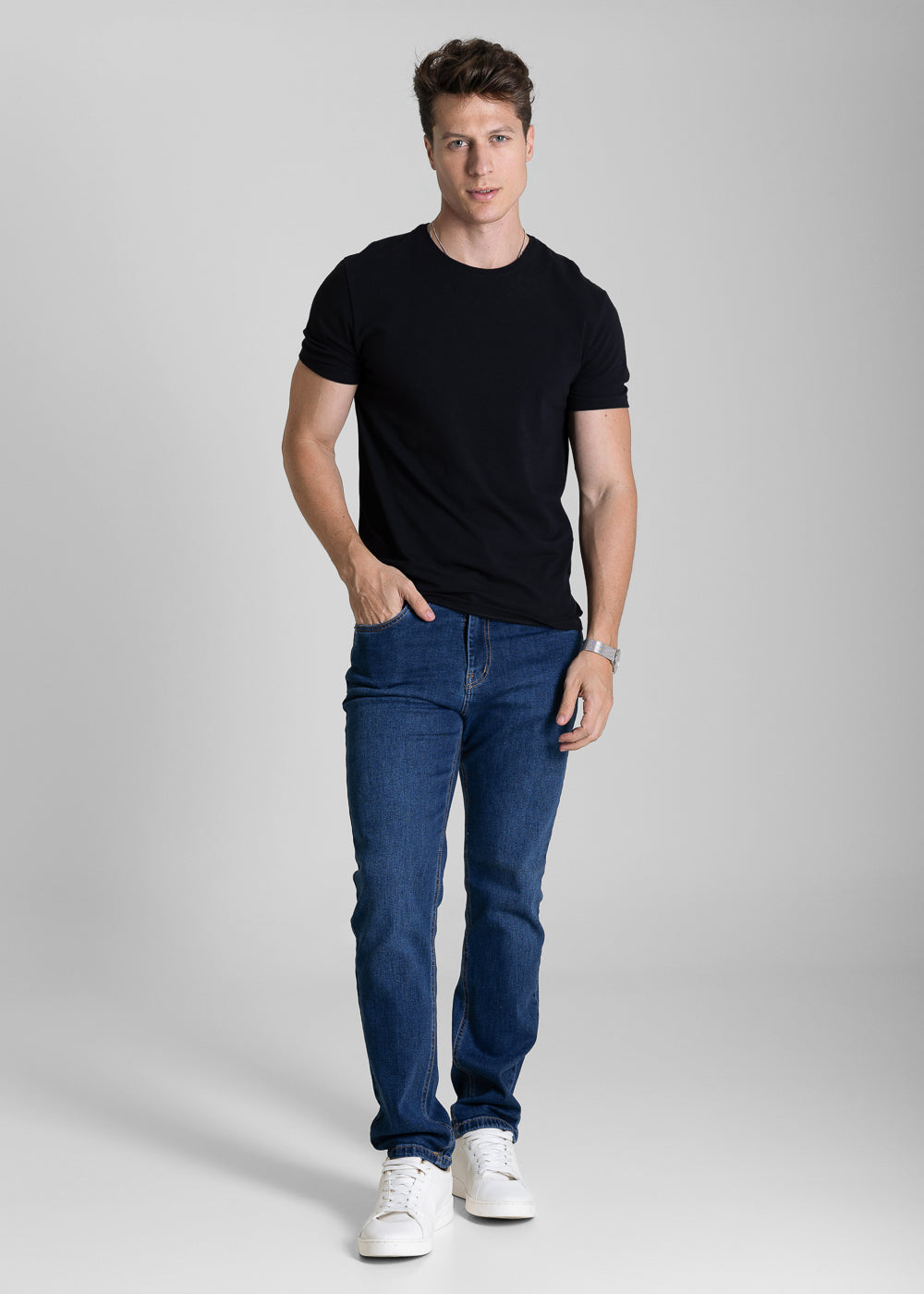 Calça Jeans Sawary Reta - 284068 AZUL