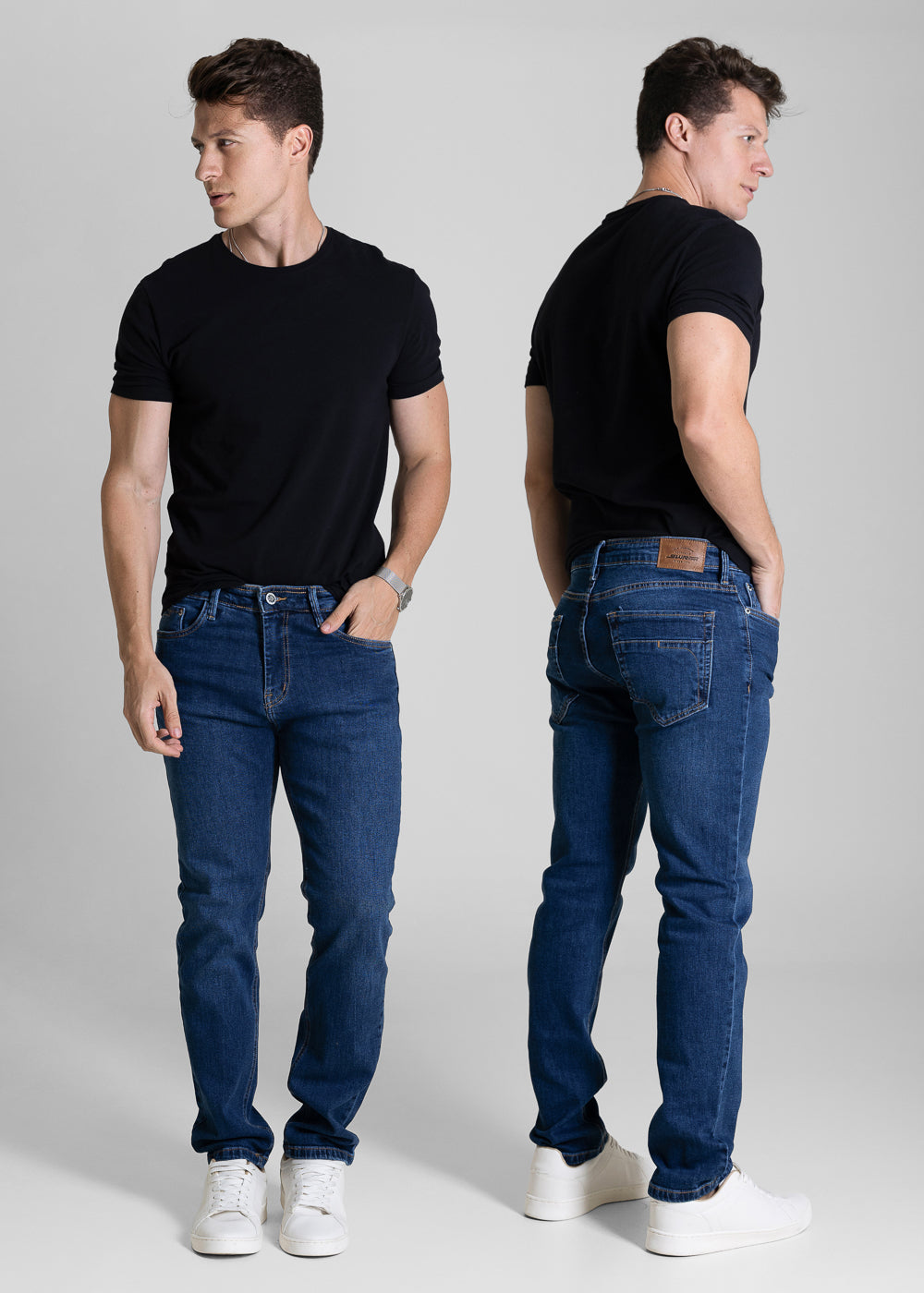 Calça Jeans Sawary Reta - 284068 AZUL