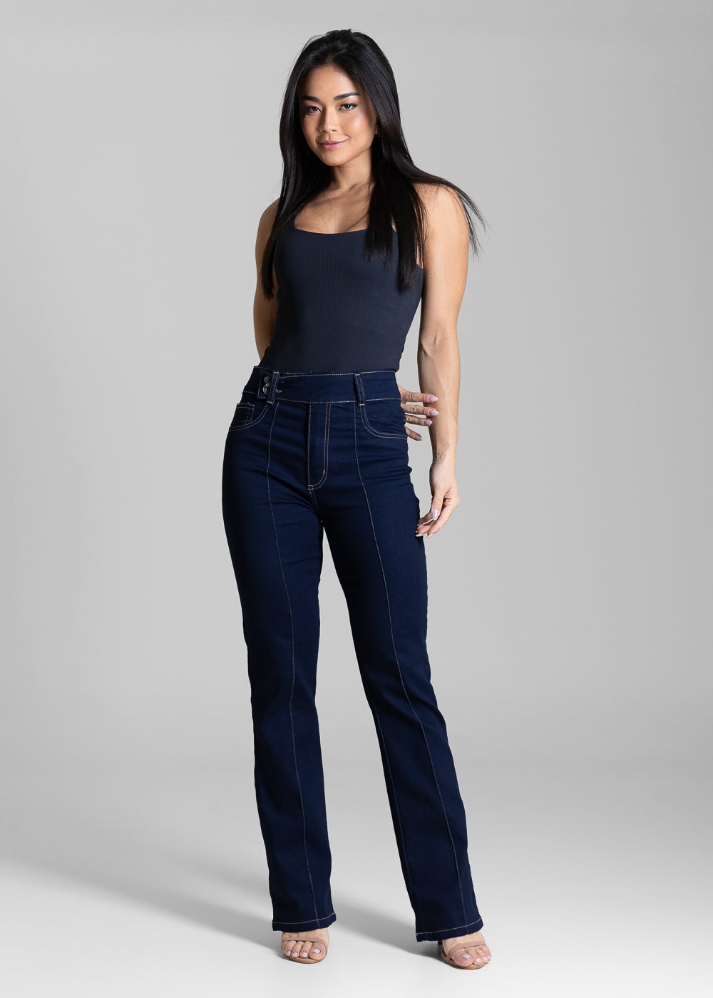 Calça Jeans Sawary Reta - 284074 AZUL