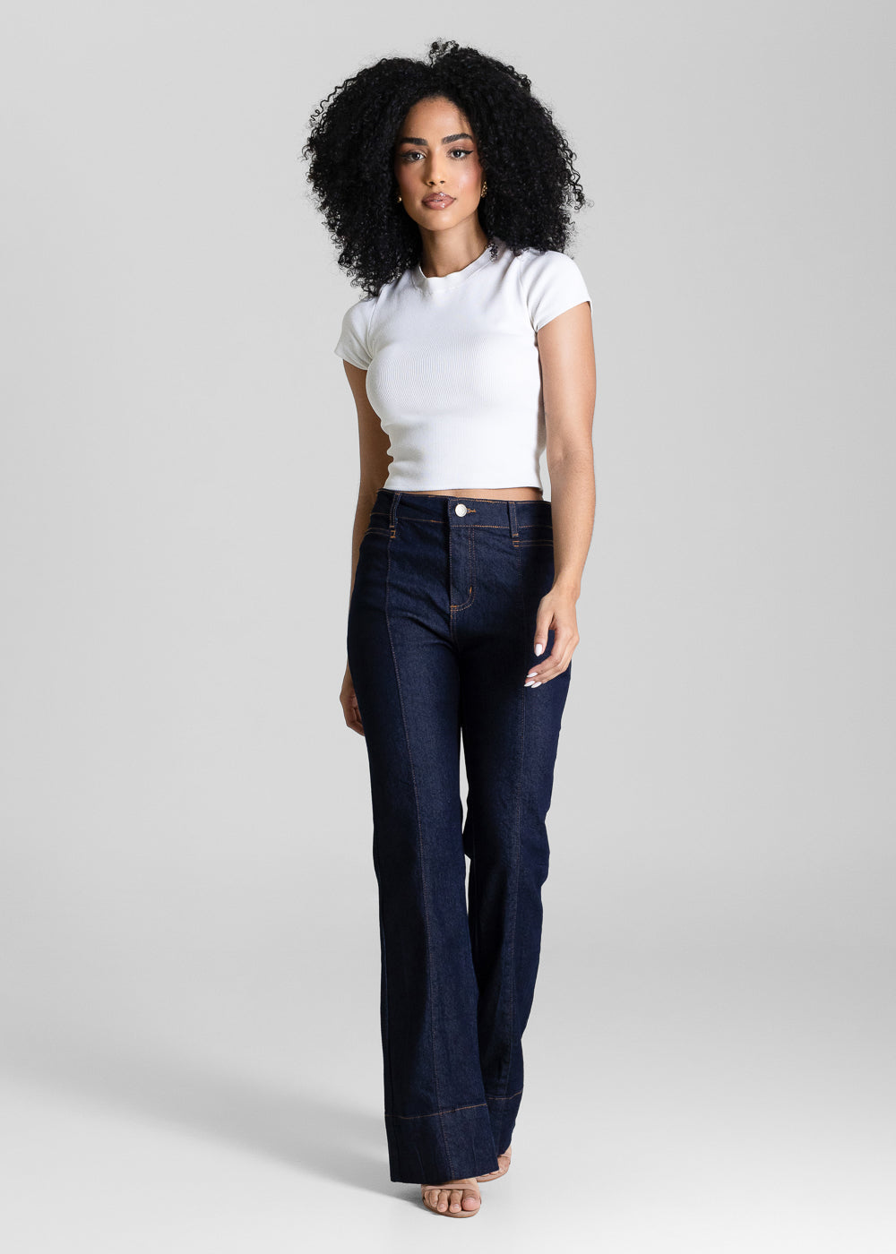 Calça Jeans Sawary Boot Cut - 284081 AZUL