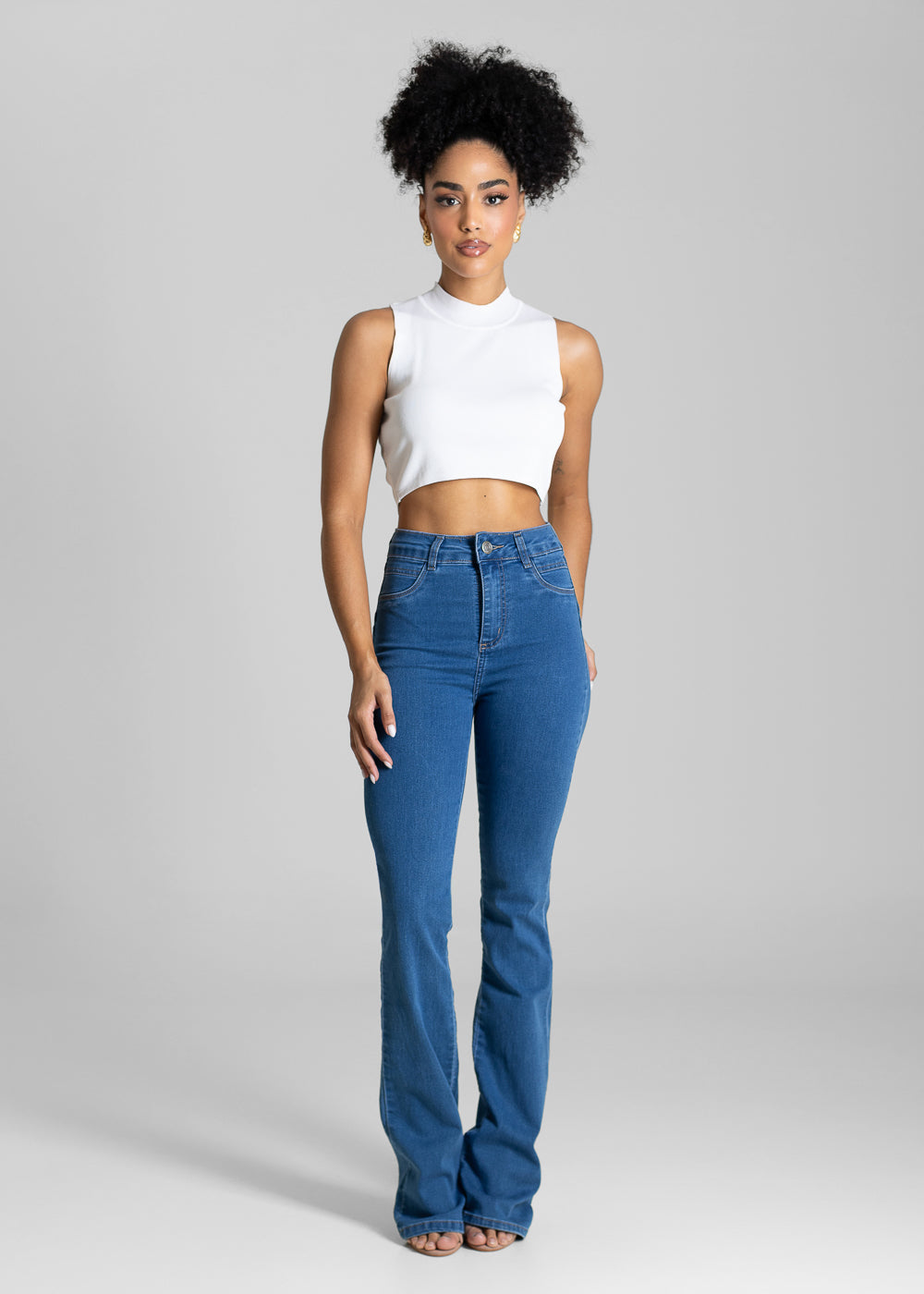 Calça Jeans Sawary Levanta Bumbum - 284091 AZUL