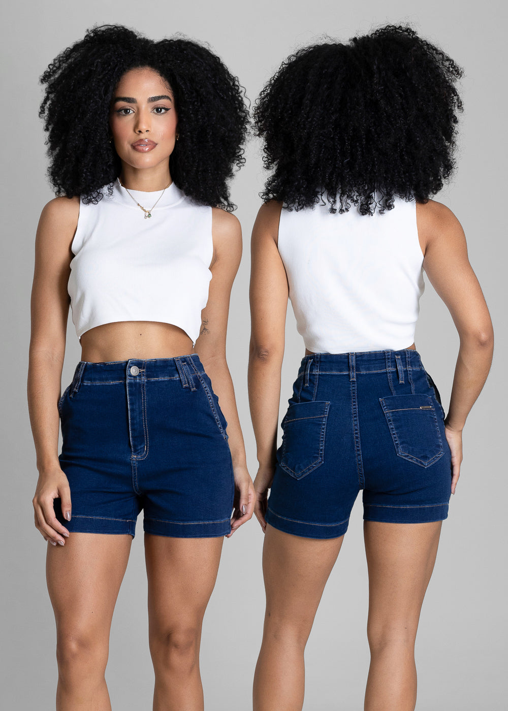 Shorts Jeans Sawary - 284098 AZUL