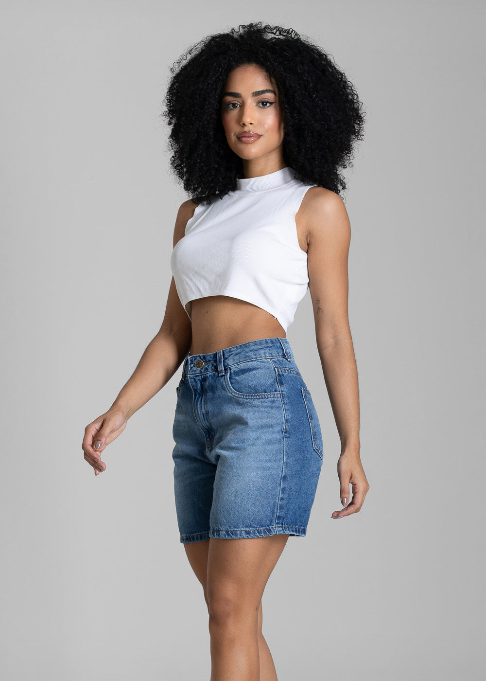 Shorts Jeans Sawary - 284103 AZUL