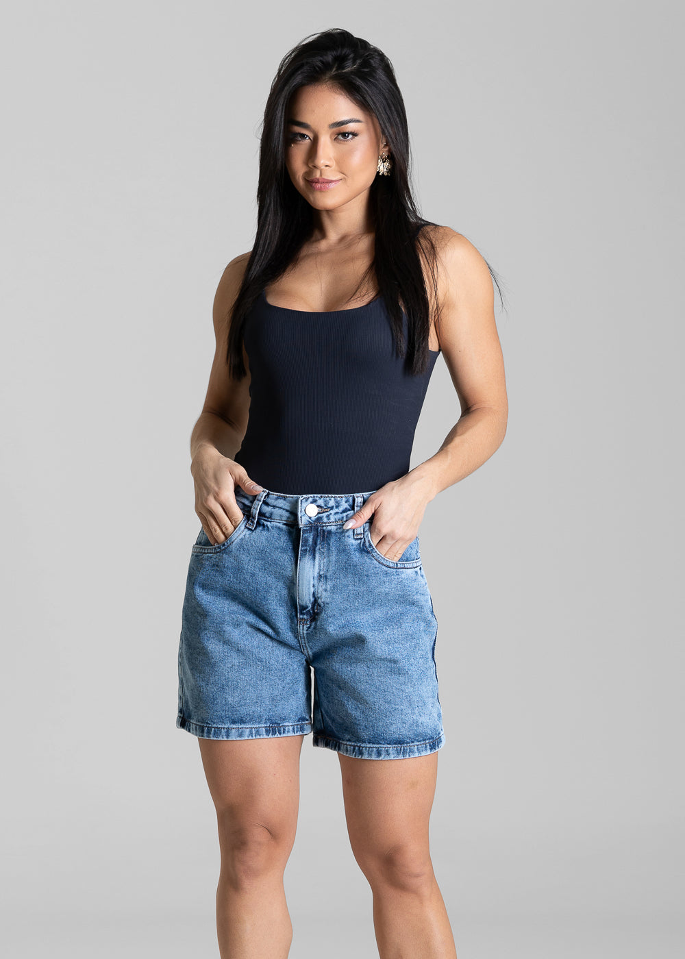 Shorts Jeans Sawary - 284107 AZUL