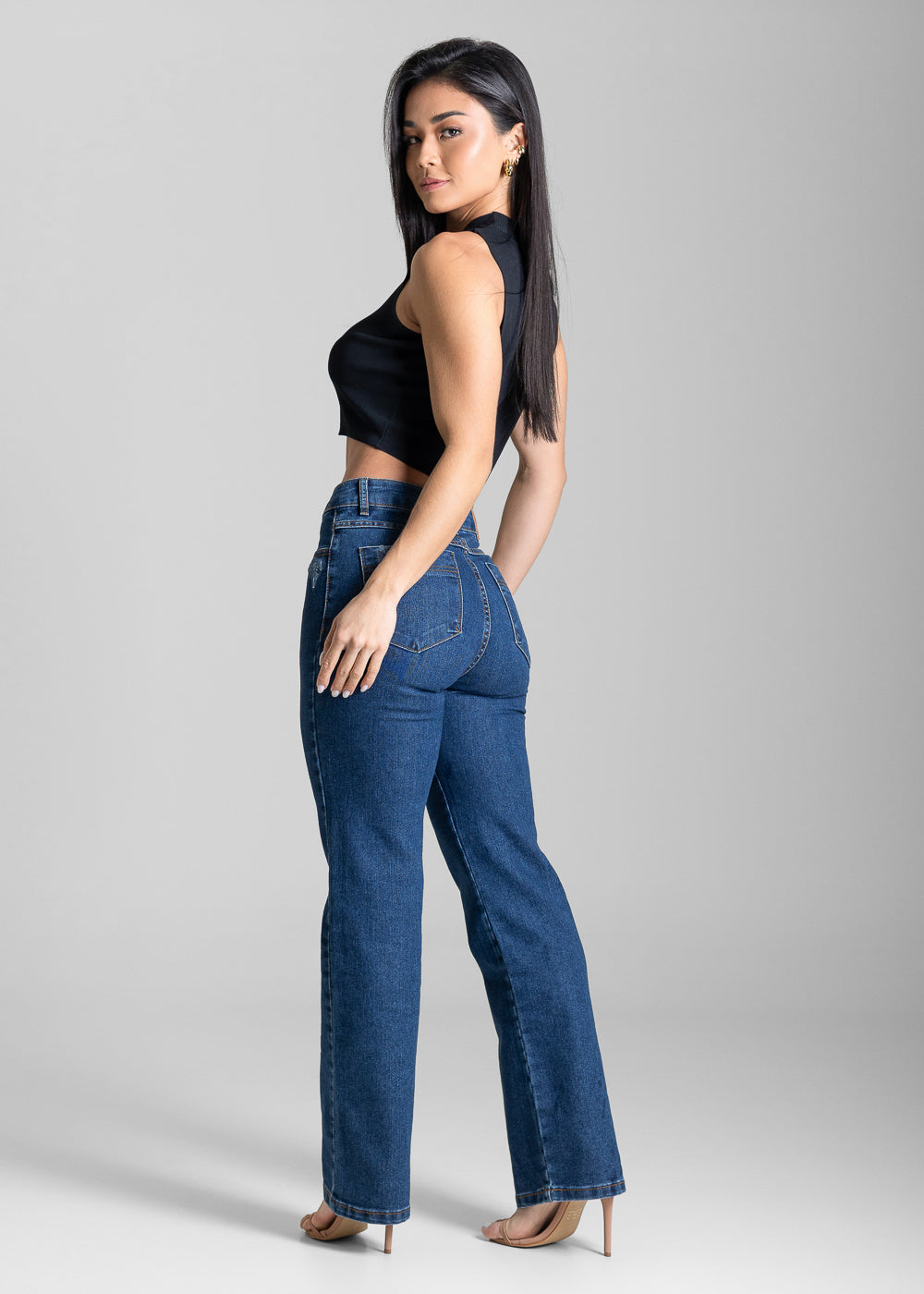 Calça Jeans Sawary Reta - 284113 AZUL