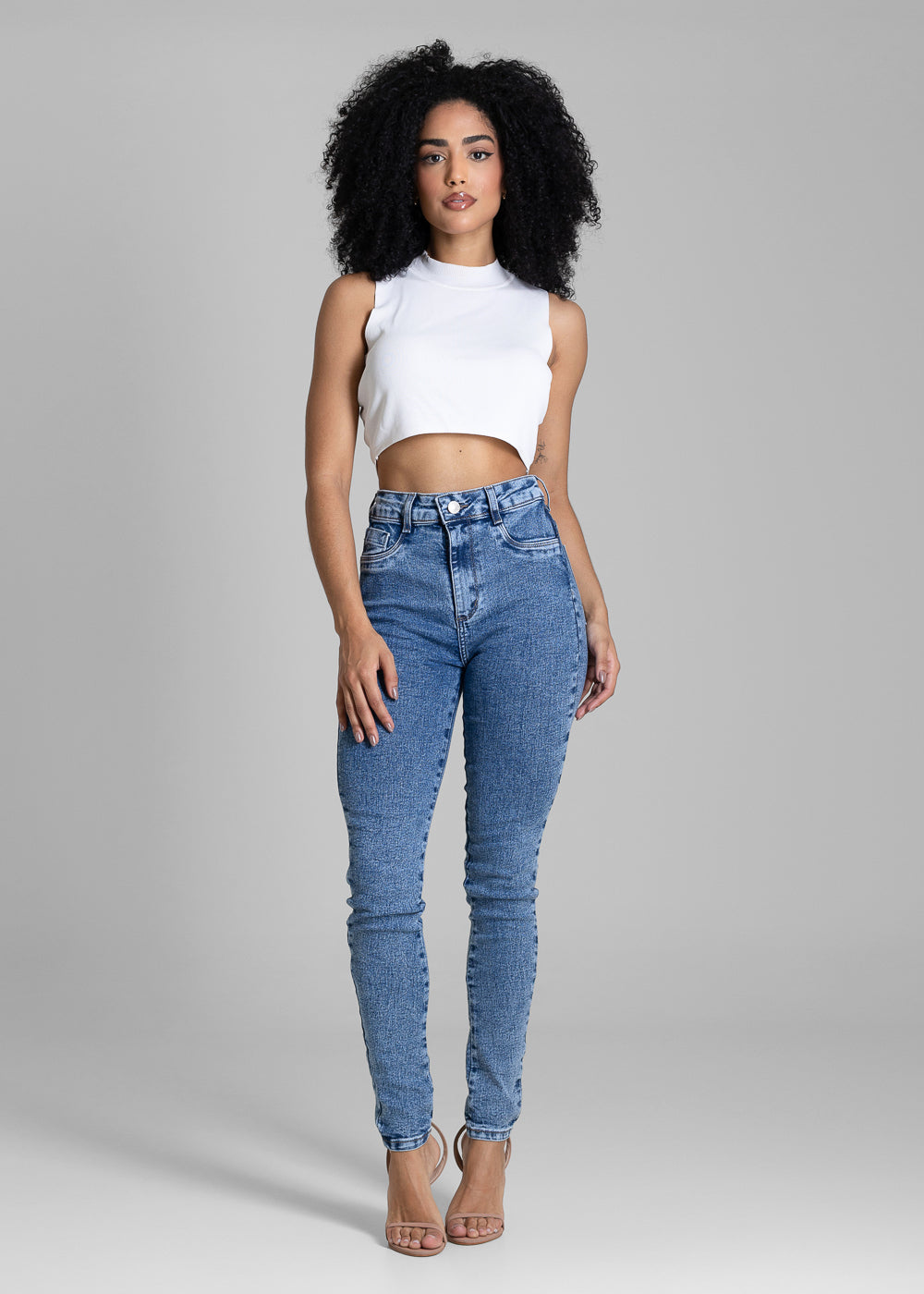Calça Jeans Sawary Super Lipo - 284118 AZUL