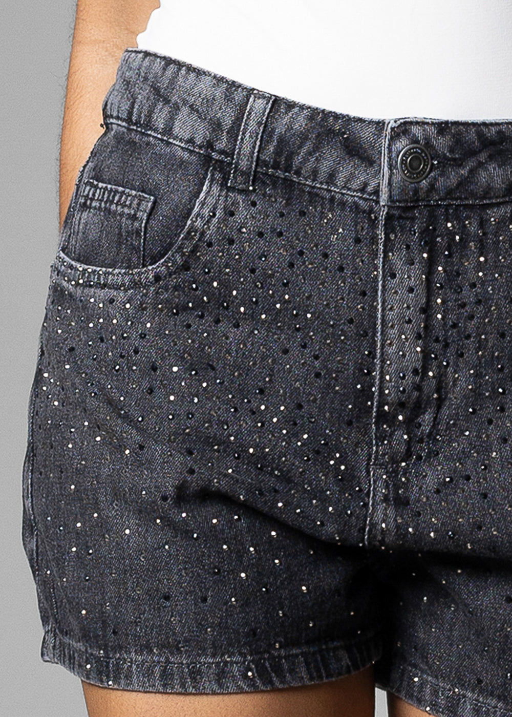 Shorts Jeans Sawary - 284121 PRETO