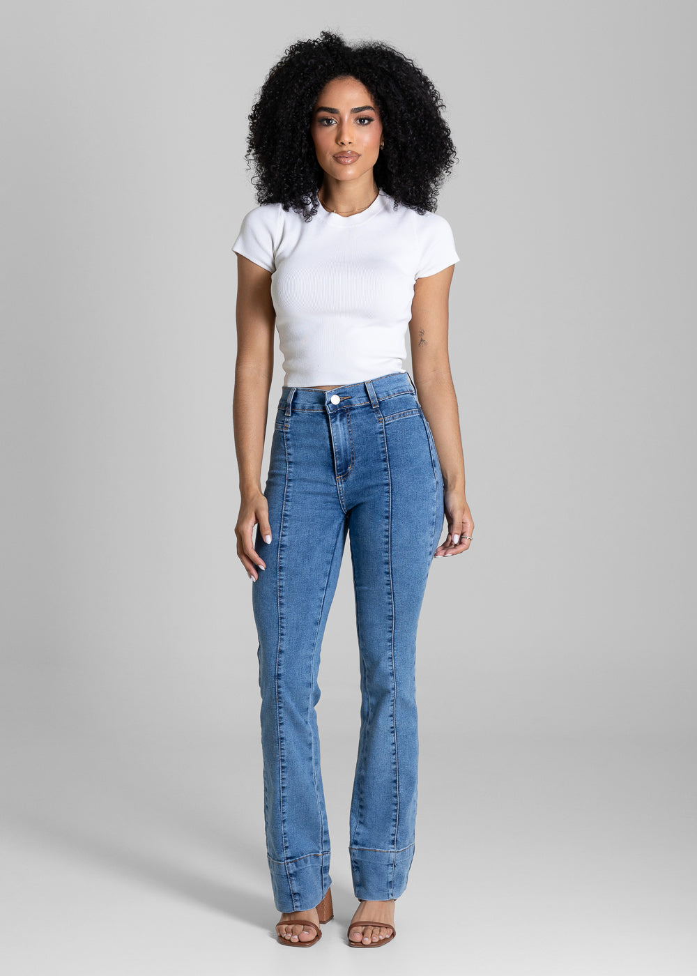 Calça Jeans Sawary Boot Cut - 284131 AZUL