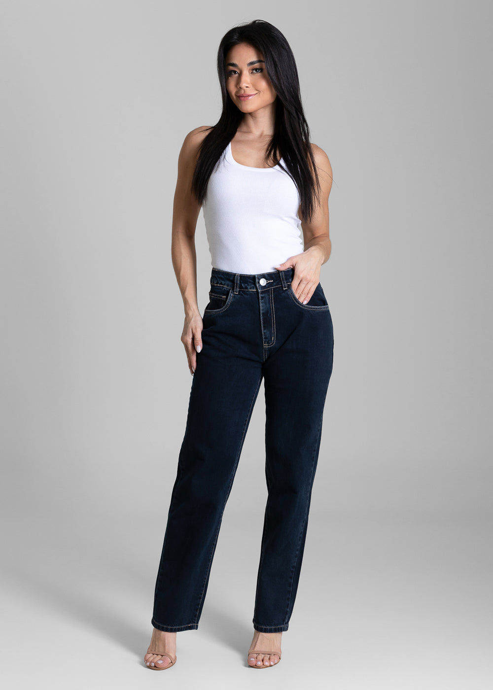 Calça Jeans Sawary Reta - 284137 AZUL