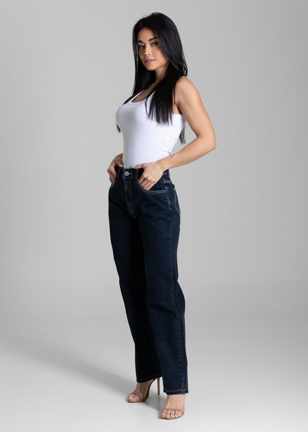 Calça Jeans Sawary Reta - 284137 AZUL