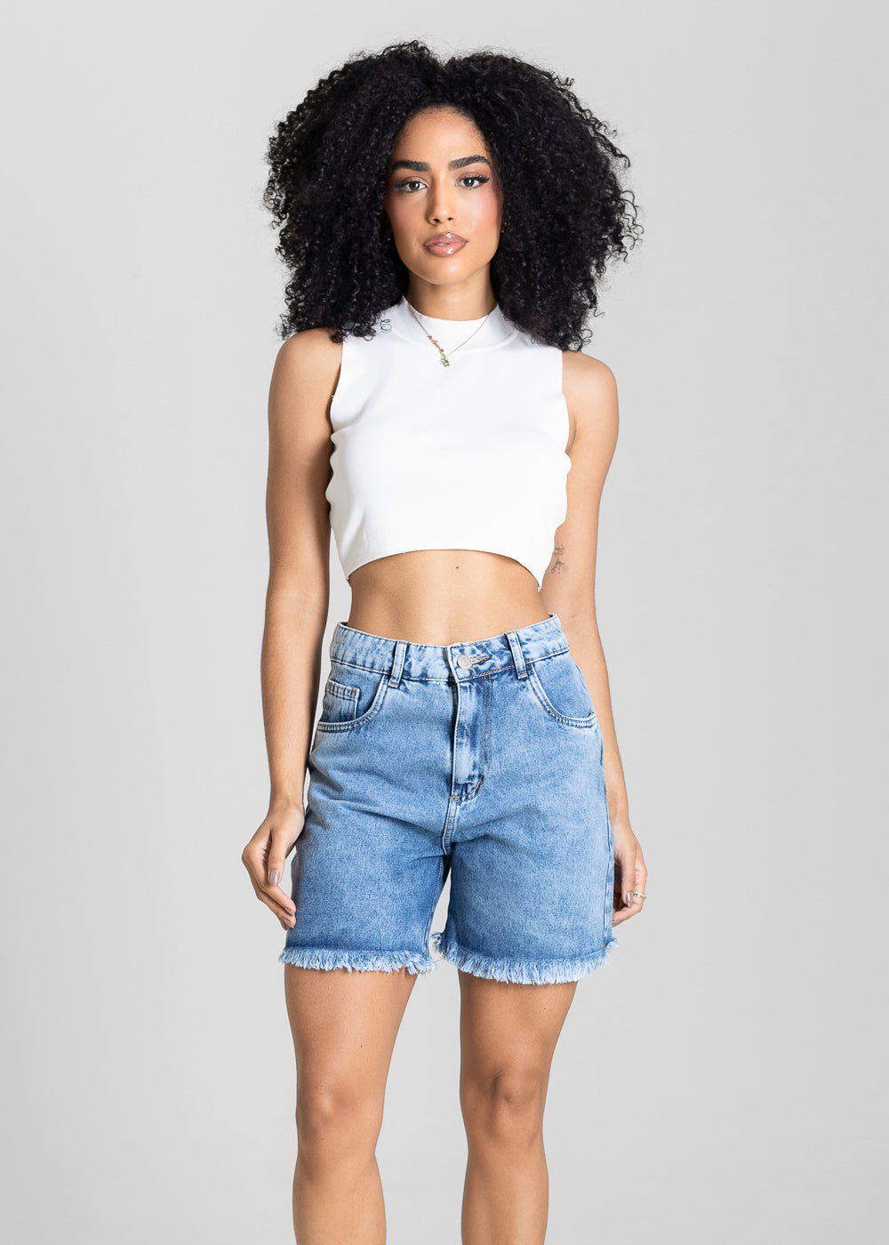Shorts Jeans Sawary - 284141 AZUL