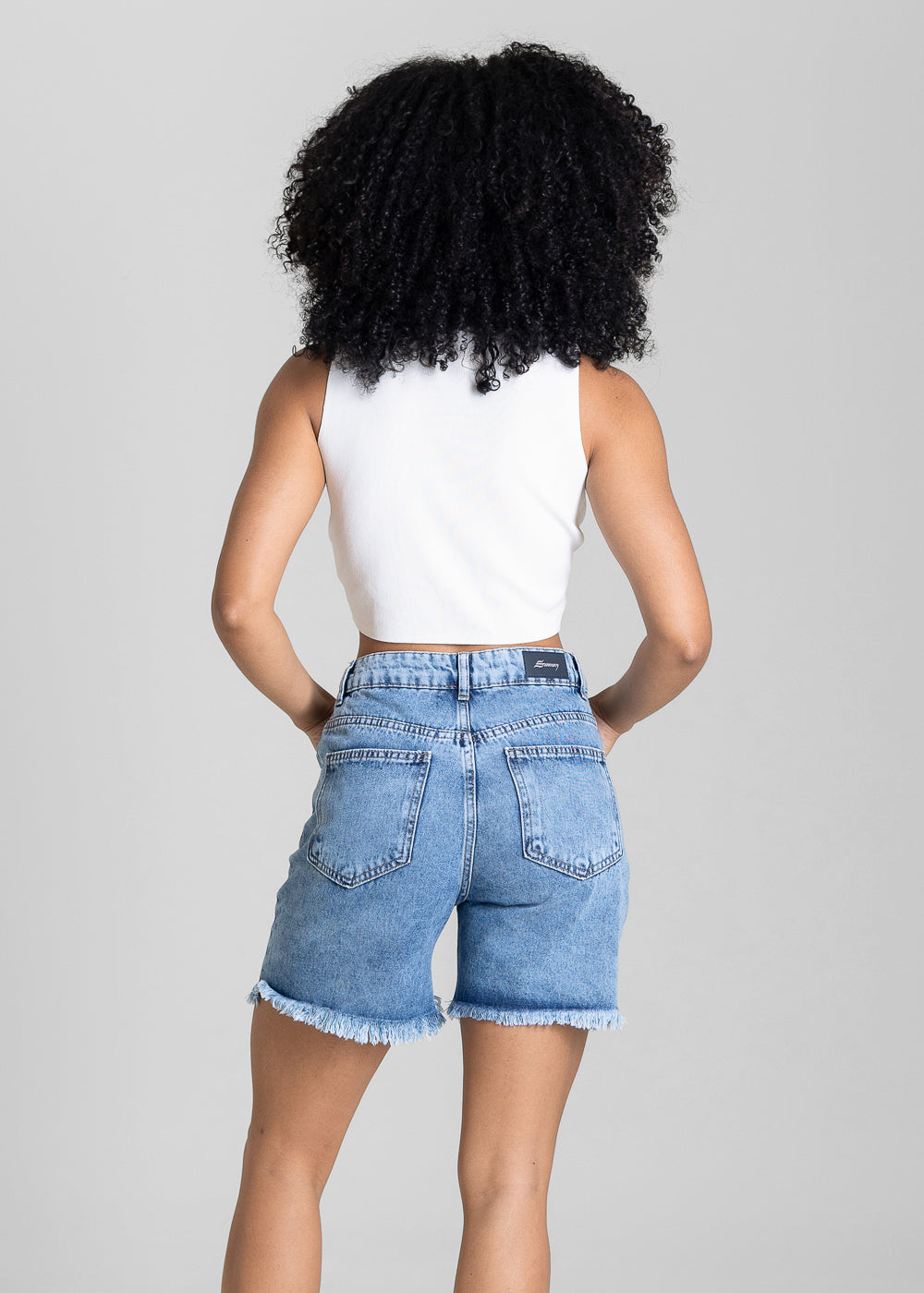 Shorts Jeans Sawary - 284141 AZUL