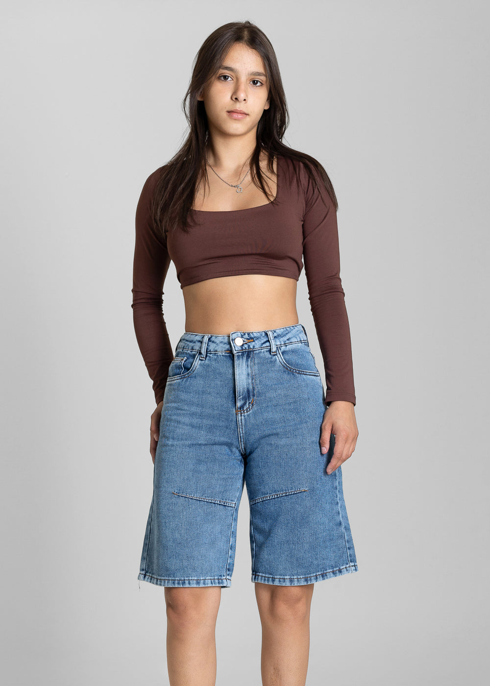 Bermuda Jeans Sawary - 284147 AZUL