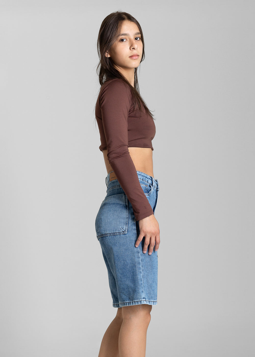 Bermuda Jeans Sawary - 284147 AZUL