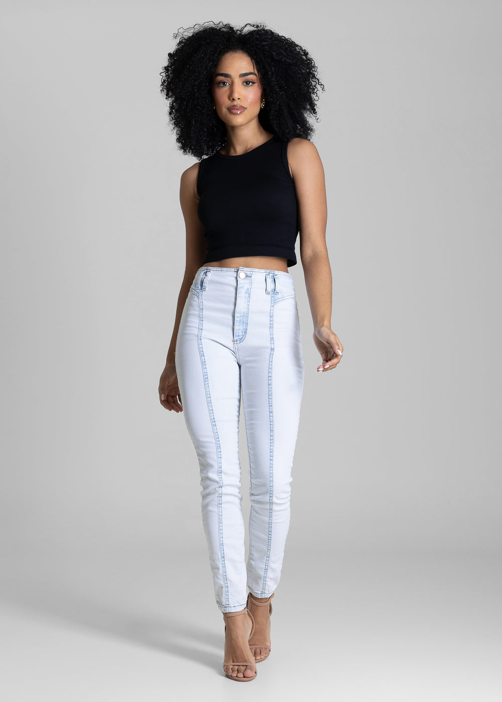 Calça Jeans Sawary Cigarrete - 284153 AZUL