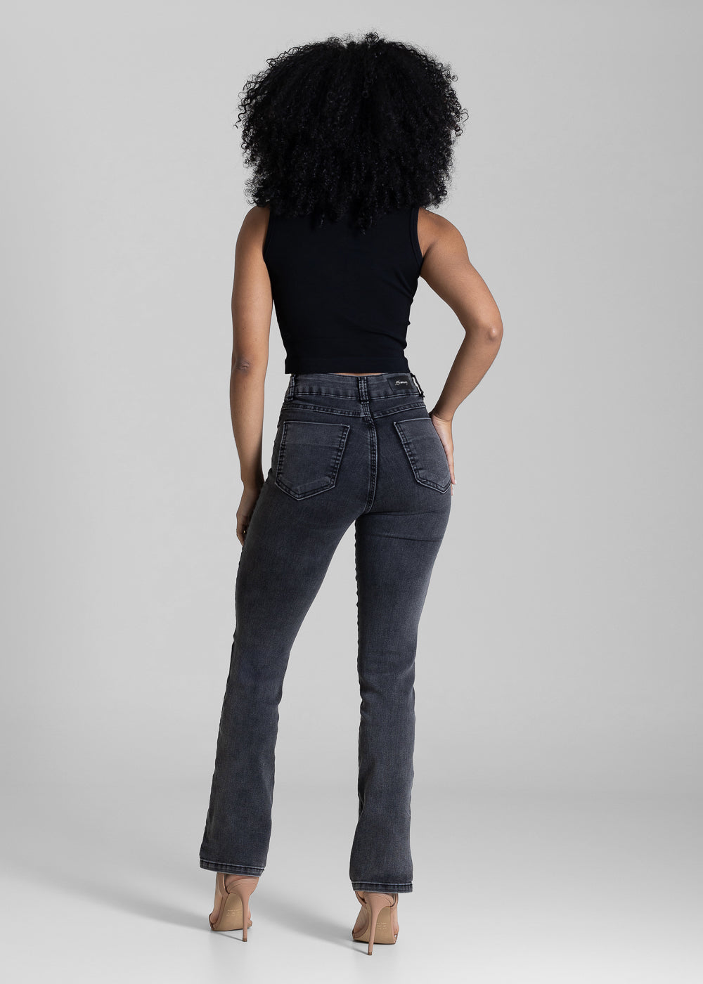 Calça Jeans Sawary Reta - 284161 PRETO